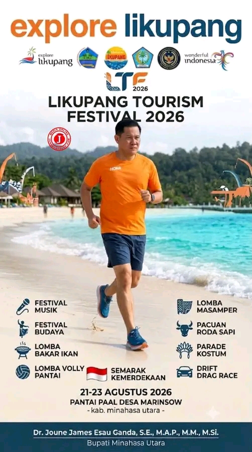 Explore Likupang, Explore Paradise! Likupang Tourism Festival 2026 Siap Suguhkan Atraksi Wisata, Budaya, dan Sport Tourism di Pantai Paal