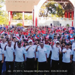 Jalan Sehat Buka Rangkaian HUT ke-81 RI di Minut, Joune Ganda Luncurkan Program Aksi Iklim untuk Pemuda